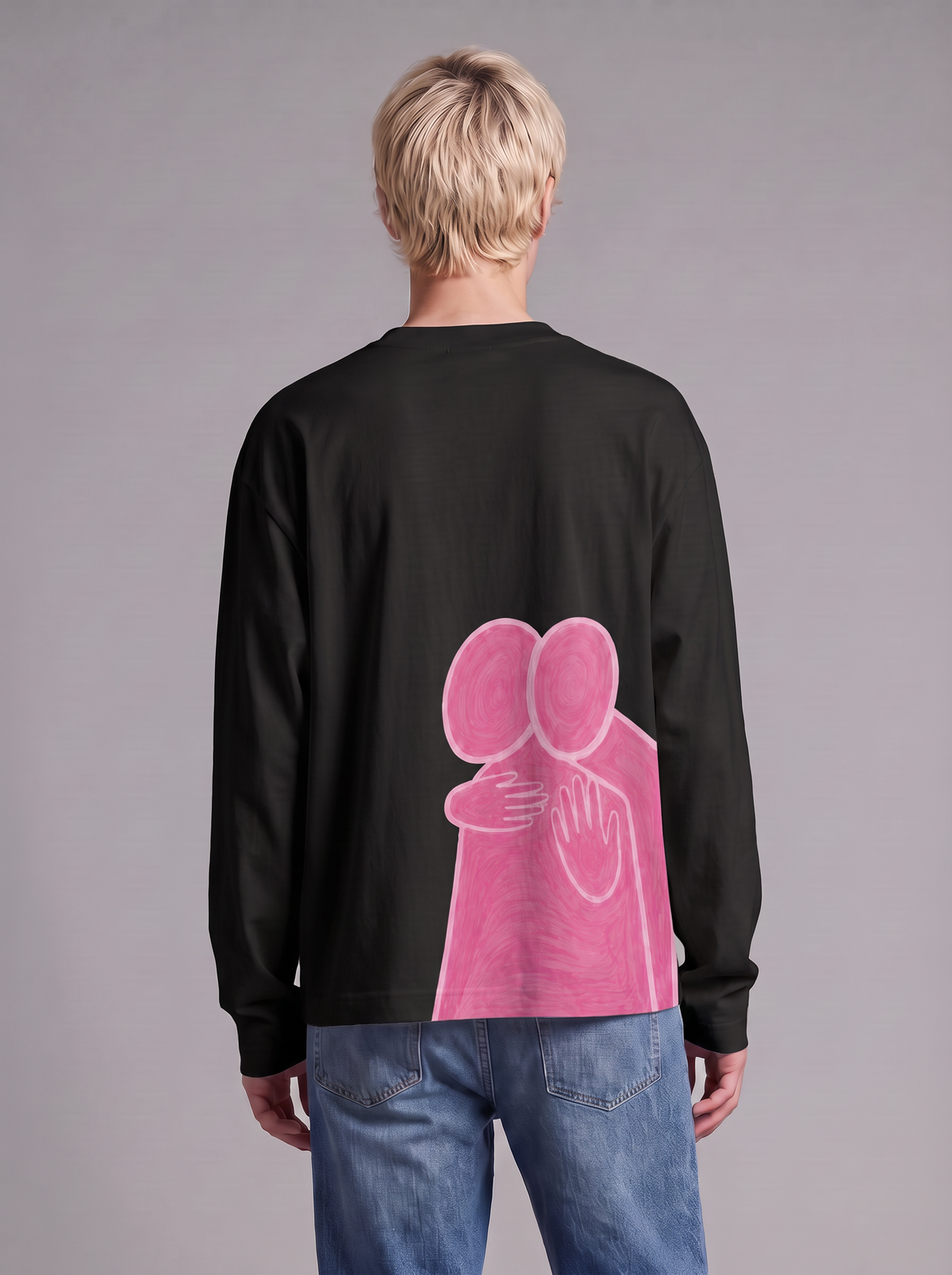 Art Roze Longsleeve Black
